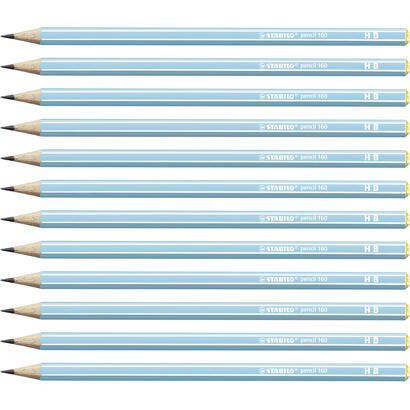 stabilo-lapiz-grafito-pencil-160-hb-azul-12u-