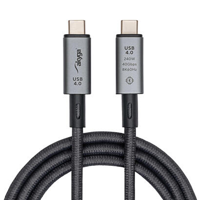 akyga-ak-usb-45-cable-usb-1-m-usb4-gen-3x2-usb-c-negro