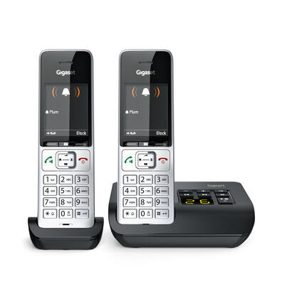 gigaset-comfort-500a-duo-telefono-dectanalogico-identificador-de-llamadas-negro-plata
