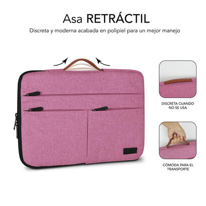 funda-subblim-air-padding-360-sleeve-para-portatiles-hasta-14-rosa