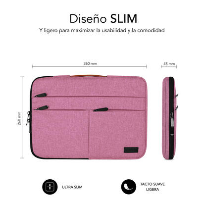 funda-subblim-air-padding-360-sleeve-para-portatiles-hasta-14-rosa