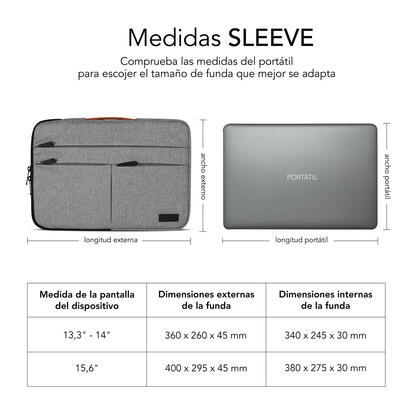 funda-subblim-air-padding-360-sleeve-para-portatiles-hasta-156-gris-claro