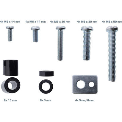 inline-screw-set-40-piezas-para-soportes-proyectortv