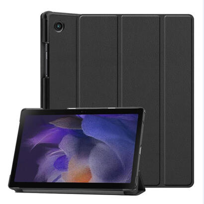 houston-folio-case-for-samsung-galaxy-tab-a8-105-black-pu-leather-front-with-hard-pc-backside-warranty-24m