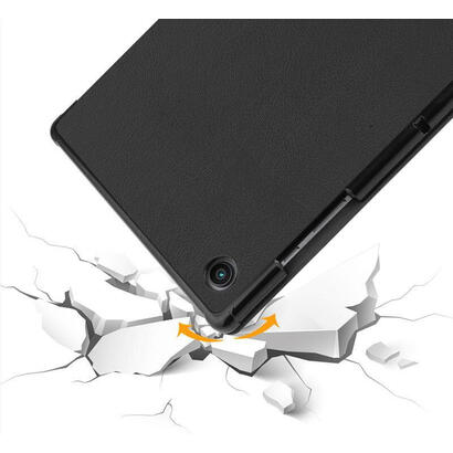 houston-folio-case-for-samsung-galaxy-tab-a8-105-black-pu-leather-front-with-hard-pc-backside-warranty-24m