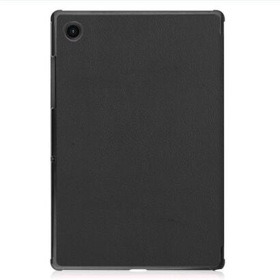 houston-folio-case-for-samsung-galaxy-tab-a8-105-black-pu-leather-front-with-hard-pc-backside-warranty-24m
