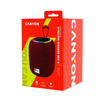 canyon-bluetooth-speaker-bsp-8-tf-reader-usb-c-10w-rojo-retail