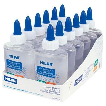 milan-cola-sin-disolventes-botella-118gr-caja-expositora-12-transparente
