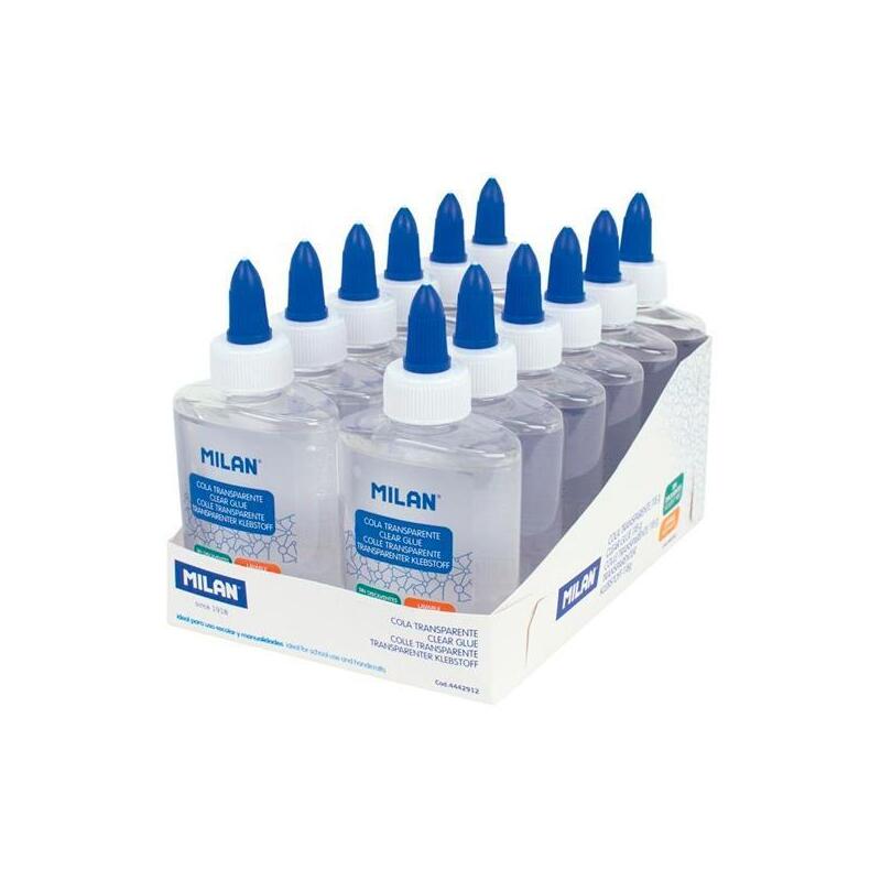 milan-cola-sin-disolventes-botella-118gr-caja-expositora-12-transparente