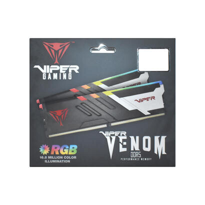 memoria-patriot-ddr5-32gb-2x16gb-viper-venom-rgb-6600-mhz