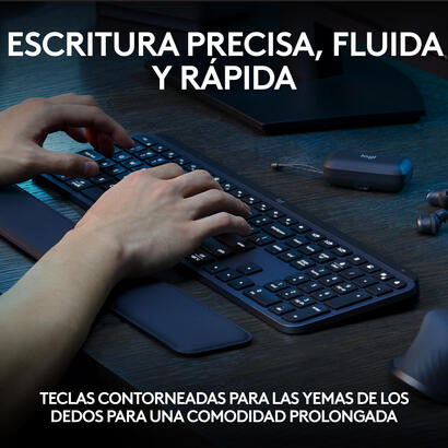 teclado-espanol-logitech-mx-keys-s-rf-wireless-bluetooth-qwerty-grafito-920-011577