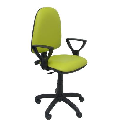 silla-ayna-similpiel-pistacho-con-brazos