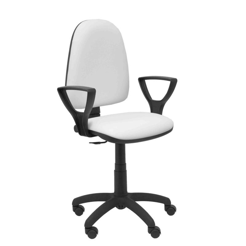 silla-ayna-similpiel-blanco-con-brazos