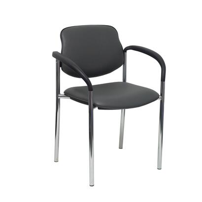 silla-fija-villalgordo-similpiel-gris-oscuro-chasi