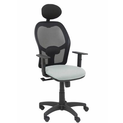 silla-alocen-malla-negra-asiento-bali-gris-brazos