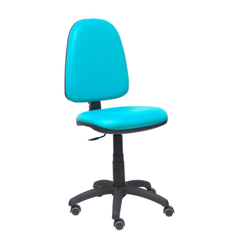 silla-ayna-similpiel-verde-turquesa-ruedas-de-parq