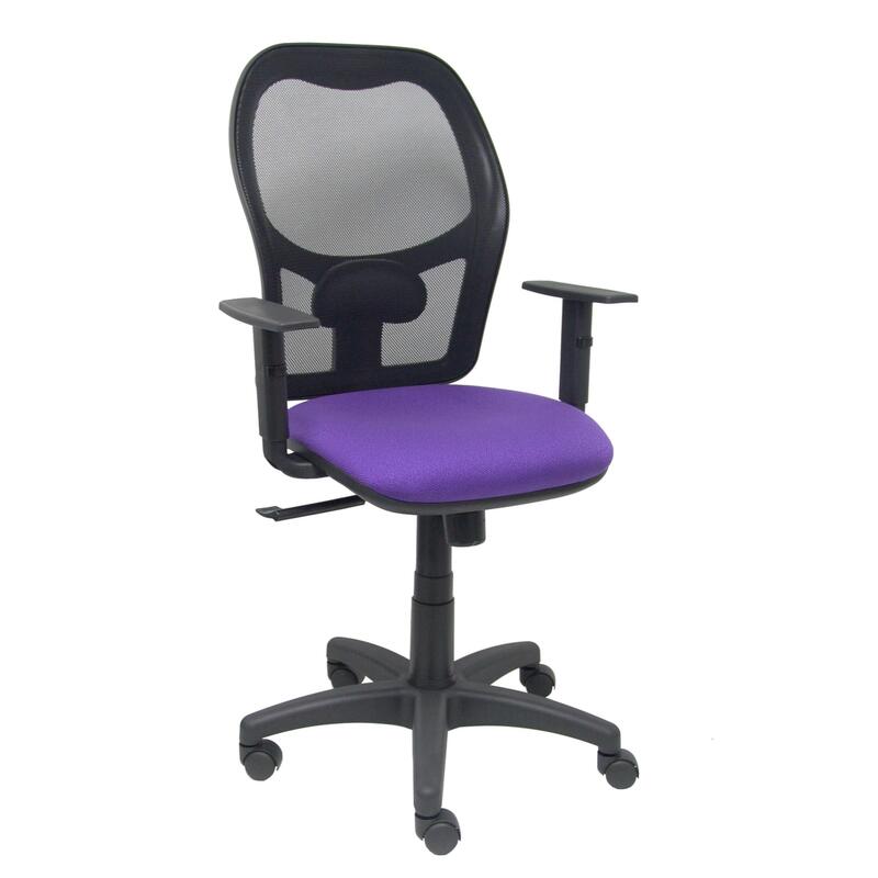silla-alocen-malla-negra-asiento-bali-lila-brazos