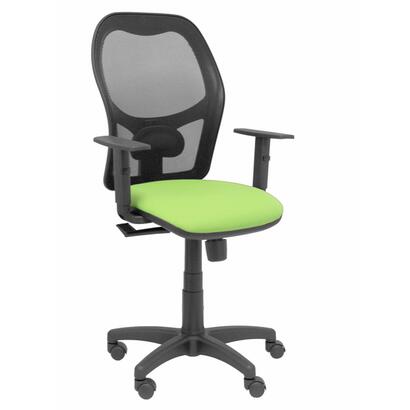 silla-alocen-malla-negra-asiento-bali-pistacho-bra