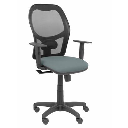 silla-alocen-malla-negra-asiento-bali-gris-brazos