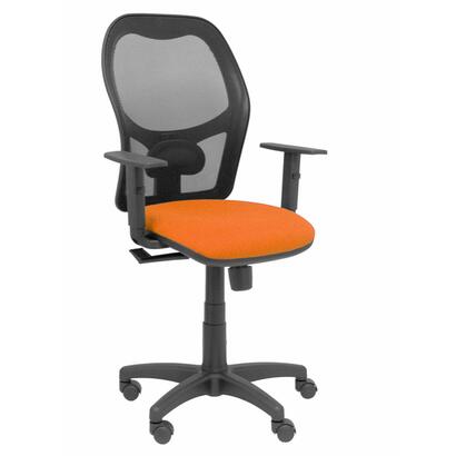 silla-alocen-malla-negra-asiento-bali-naranja-braz
