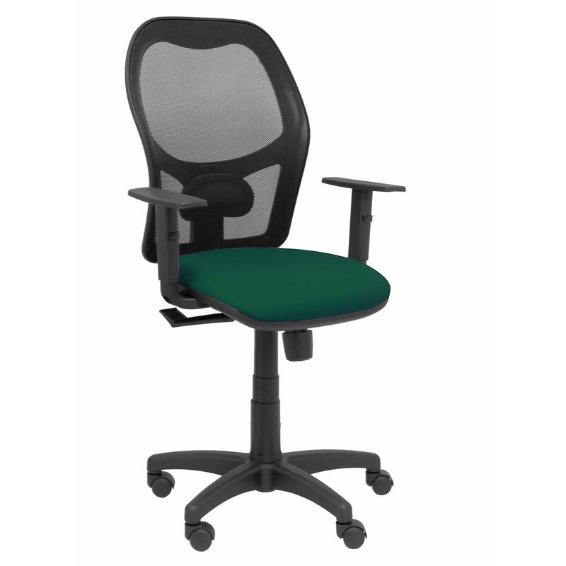 silla-alocen-malla-negra-asiento-bali-verde-brazos