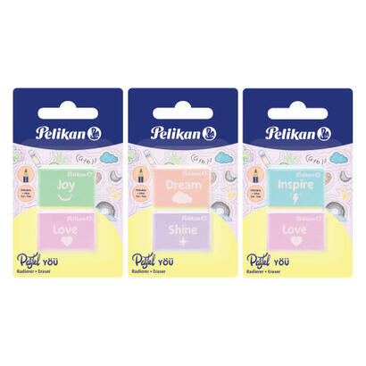 pelikan-606196-goma-de-borrar-colores-surtidos-1-blister-2-piezas