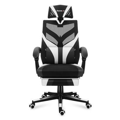 silla-gaming-huzaro-combat-50-asiento-de-malla-negro-blanco