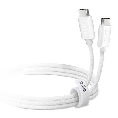 sbs-tecabletissuetccg-cable-usb-15-m-usb-20-usb-c-blanco