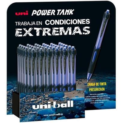 uniball-boligrafo-power-tank-sn-2203d-expositor-36-csurtidos