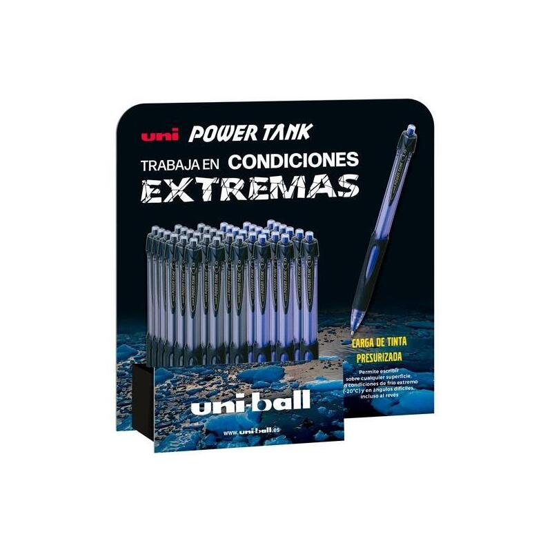 uniball-boligrafo-power-tank-sn-2203d-expositor-36-csurtidos