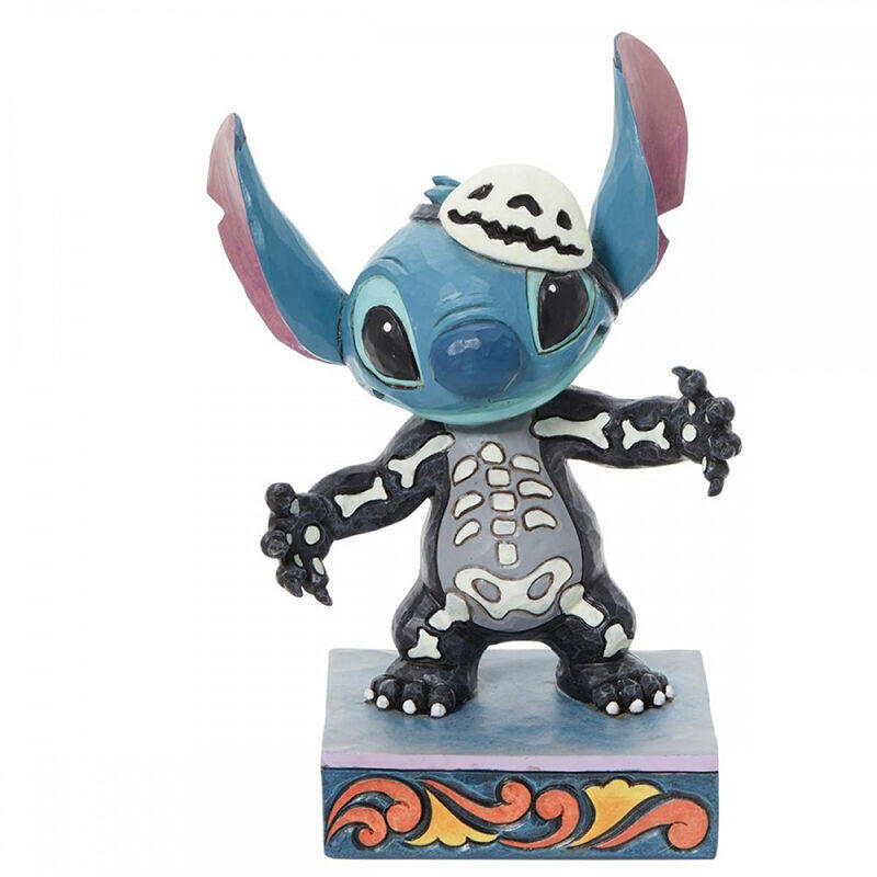 figura-enesco-disney-stitch-traje-de-esqueleto