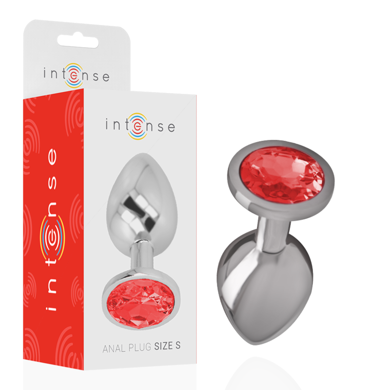 intense-plug-anal-metal-aluminio-con-cristal-rojo-talla-s