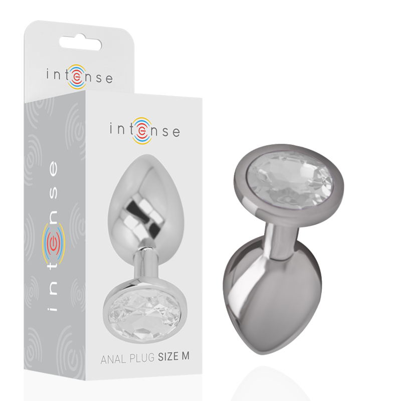 intense-plug-anal-metal-aluminio-con-cristal-plata-talla-m