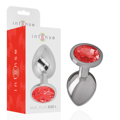 intense-plug-anal-metal-aluminio-con-cristal-rojo-talla-l