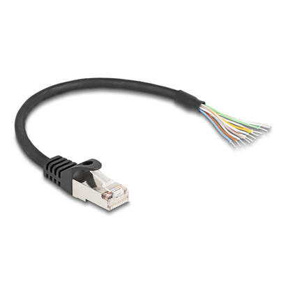 delock-80203-cable-rj50-macho-a-extremos-abiertos-sftp-025-m-negro