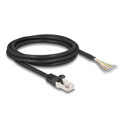 delock-80206-cable-rj50-macho-a-extremos-abiertos-sftp-2-m-negro