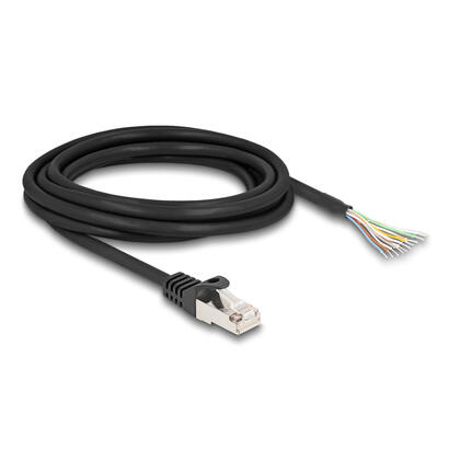 delock-80207-cable-rj50-macho-a-extremos-abiertos-sftp-3-m-negro