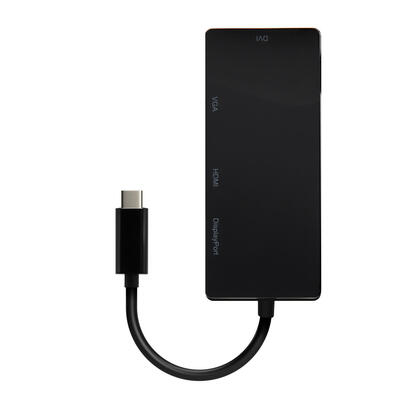 aisens-conversor-usb-c-a-displayport-dvi-hdmi-vga-15cm-negro