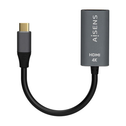 aisens-conversor-aluminio-usb-c-a-hdmi-4k60hz-usb-cm-hdmih-15cm-gris