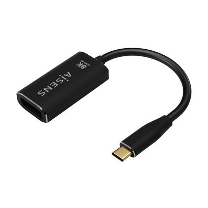 aisens-conversor-aluminio-usb-c-a-displayport-8k60hz-usb-cm-dph-15cm-negro