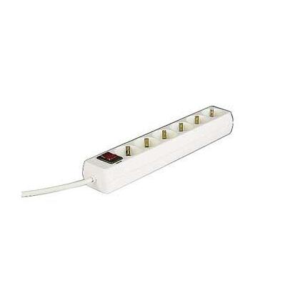 hama-home-regleta-6-tomas-interruptor-14m-blanca