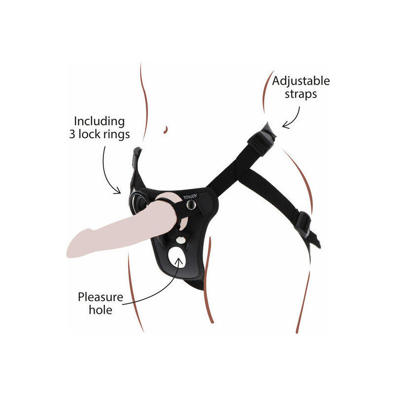toyjoy-strap-on-arnes-ajustable-negro toyjoy-strap-on-arnes-ajustable-negro