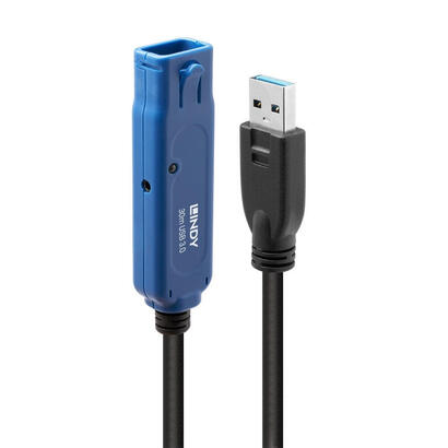 lindy-43362-cable-activo-usb-30m-usb-32-gen-1-31-gen-1-usb-a-negro-azul