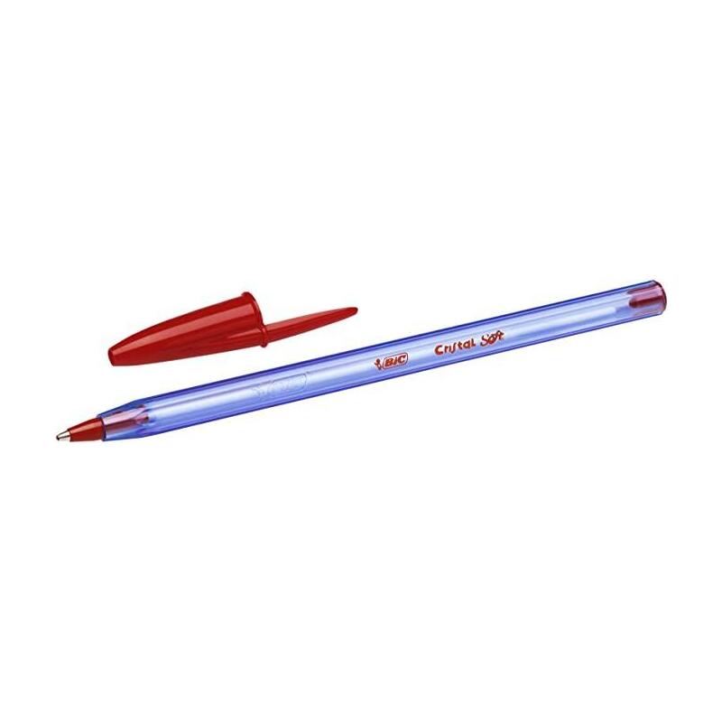 pack-de-50-unidades-bic-cristal-soft-boligrafos-de-bola-punta-media-de-12mm-trazo-045mm-escritura-mas-fluida-color-rojo