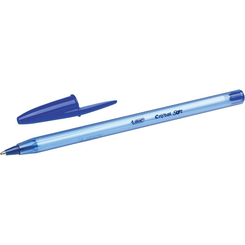 pack-de-50-unidades-bic-cristal-soft-boligrafos-de-bola-punta-media-de-12mm-trazo-045mm-escritura-mas-fluida-color-azul