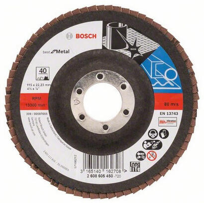 disco-bosch-x571-best-for-metal-o-115-mm-k40-diametro-interior-2223-mm-recto