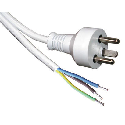 roline-power-cable-open-end-k-plug-white-20m