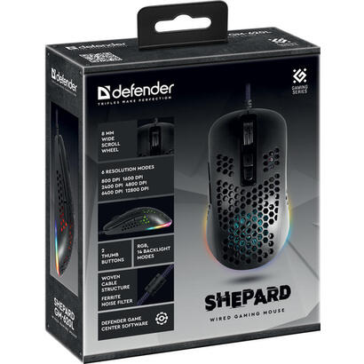 raton-gaming-con-cable-defender-shepard-gm-620l-rgb-7-botones-12800-ppp