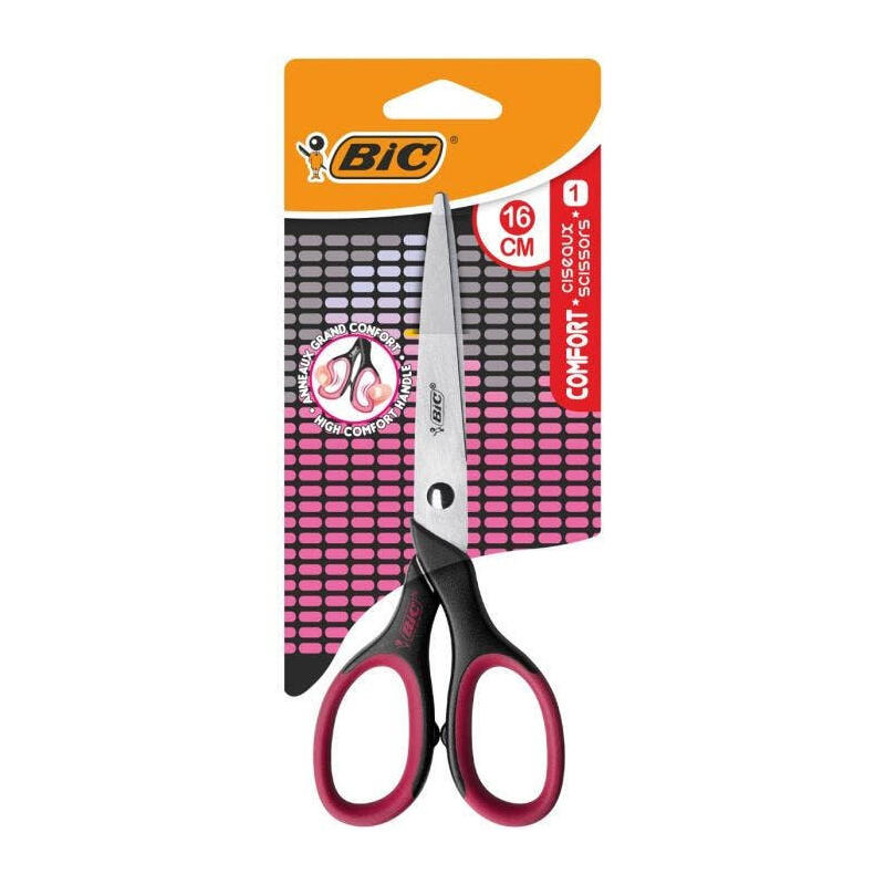 bic-comfort-tijera-escolar-16cm-mango-suave-uso-diestro-color-negroazul-o-negrorosa-aleatorio