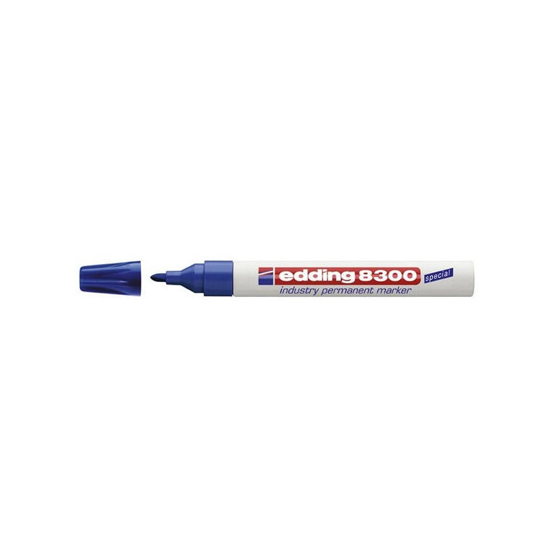 edding-marcador-permanente-industrial-8300-azul